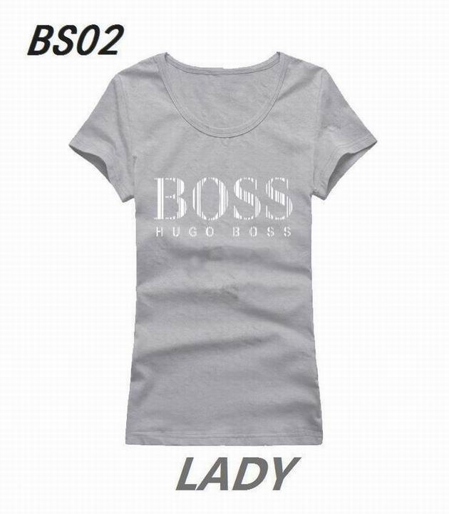 BOSS short round collar T woman S-XL-064